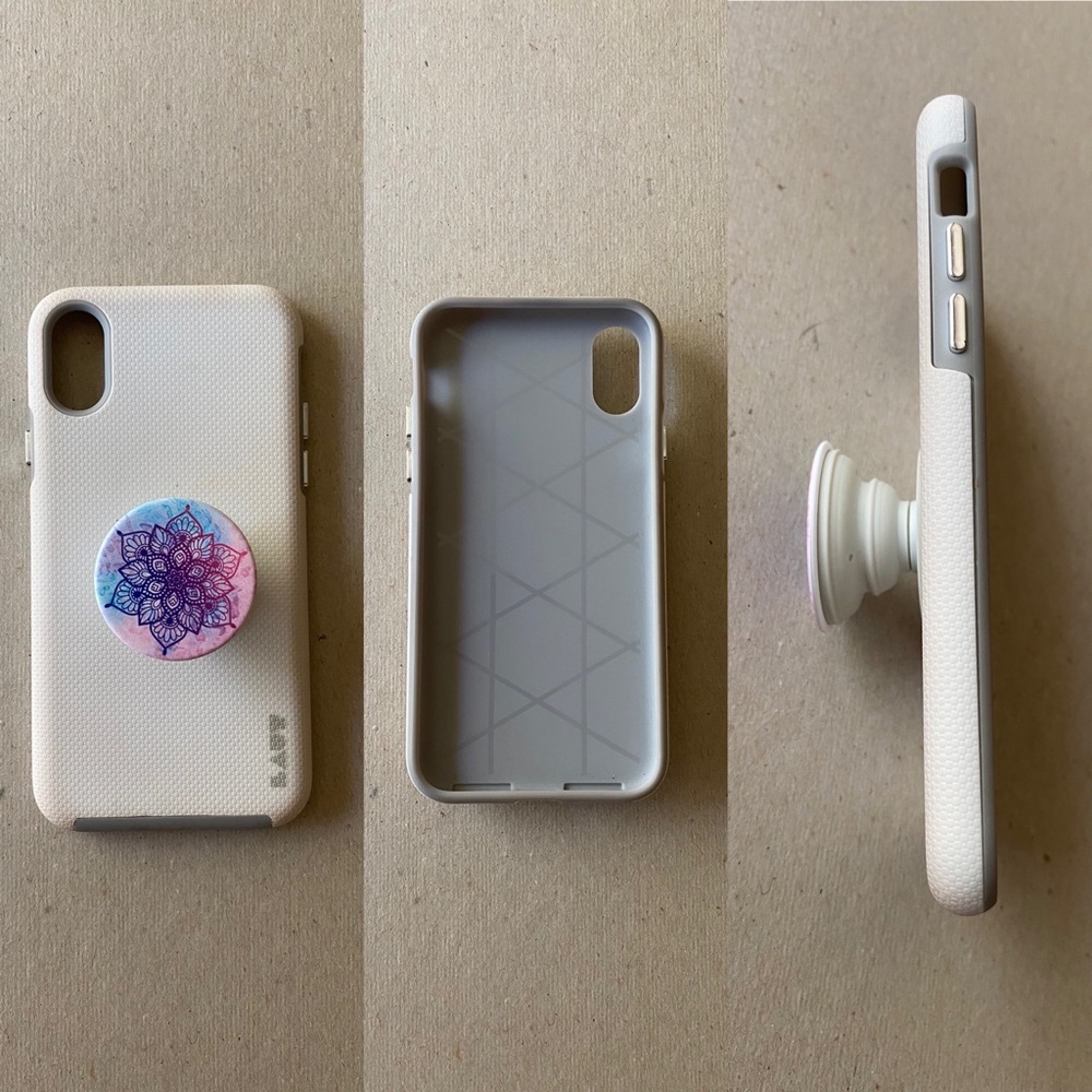 iPhone X case with PopSocket